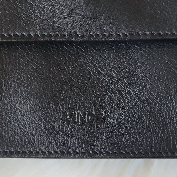 Vince. Black & White Clutch